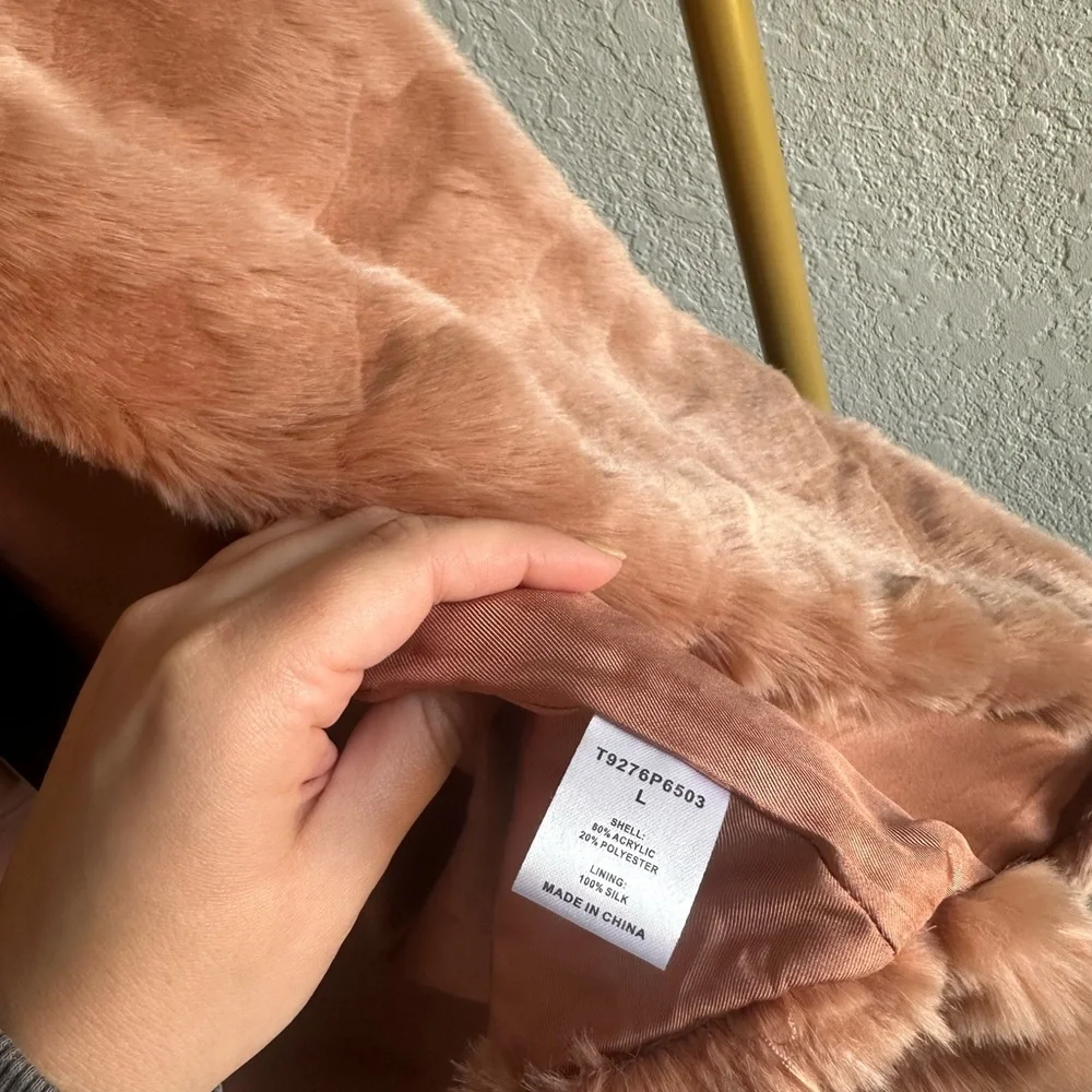 Faux Fur Vest in Pink - Picture 5 of 6